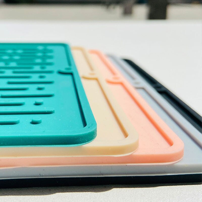 Duurzaam Siliconen Gerechten Protector Sink Mat Tafel Keuken Thuis Anti Slip Drogen Gerechten Afvoer Mat Hittebestendige Aanrecht Mat