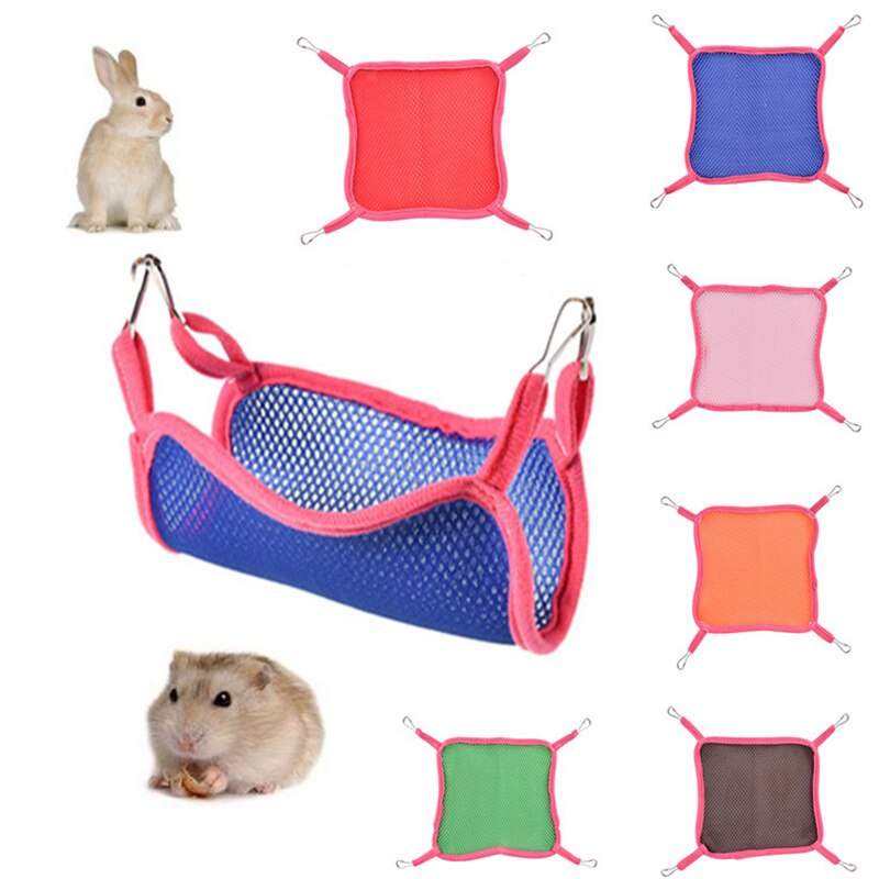 Lille kæledyr hængekøje bomuld mus fritter marsvin kat hængende seng til katte gnavere hængekøje blød hamster killing kæledyr forsyninger