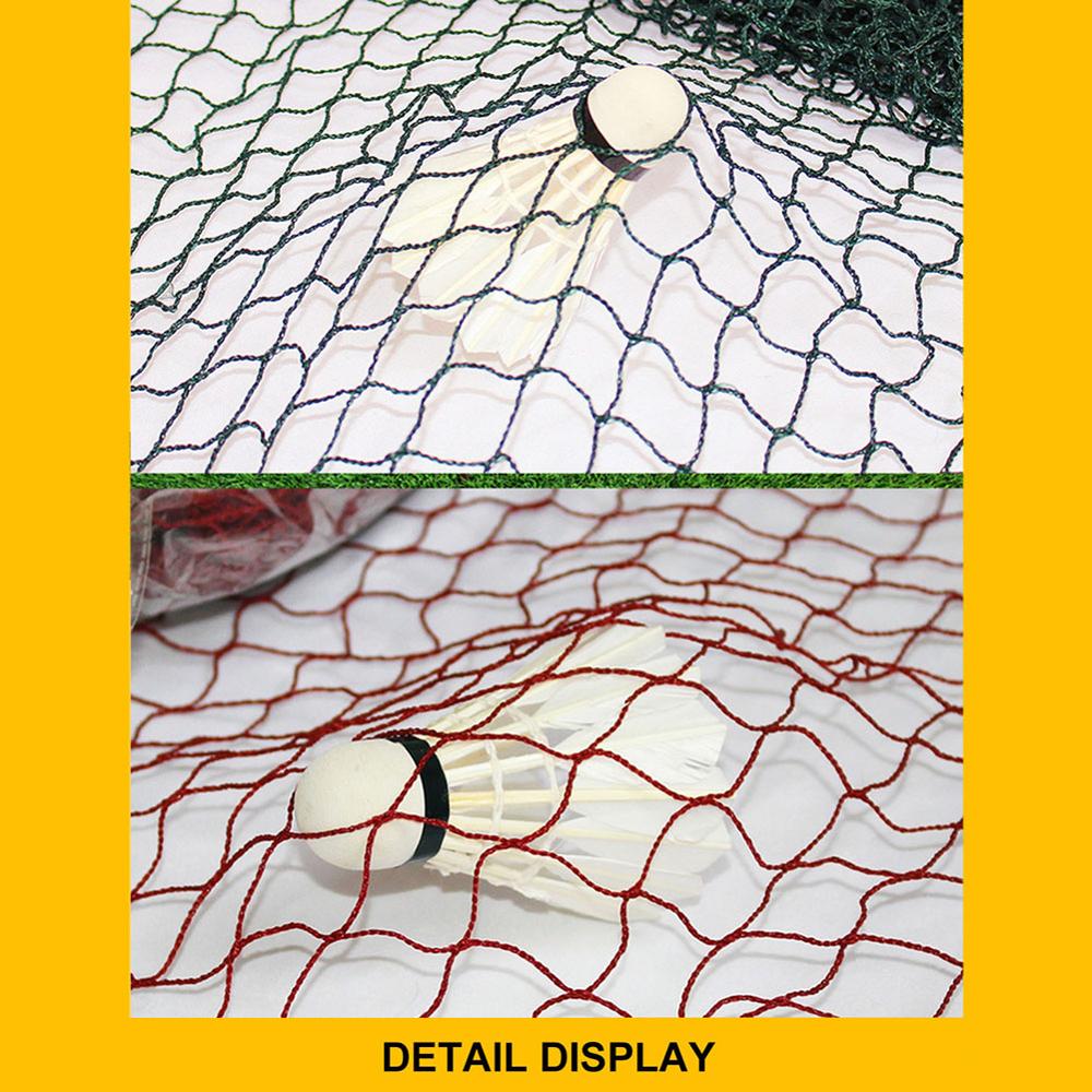 Net 20ft Long Standard Badminton Net Indoor Outdoor Sports Volleyball Training Portable Quickstart Tennis Badminton