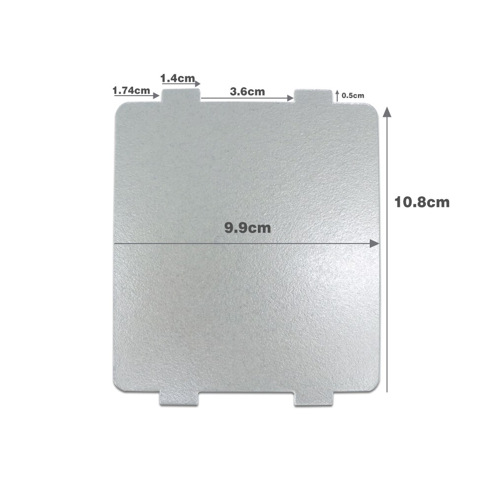 5pcs microwave oven mica sheet for Midea PJ21C-BF MM823EA6-PS KD23B-DA (X) 108*99mm magnetron cap microwave oven plates