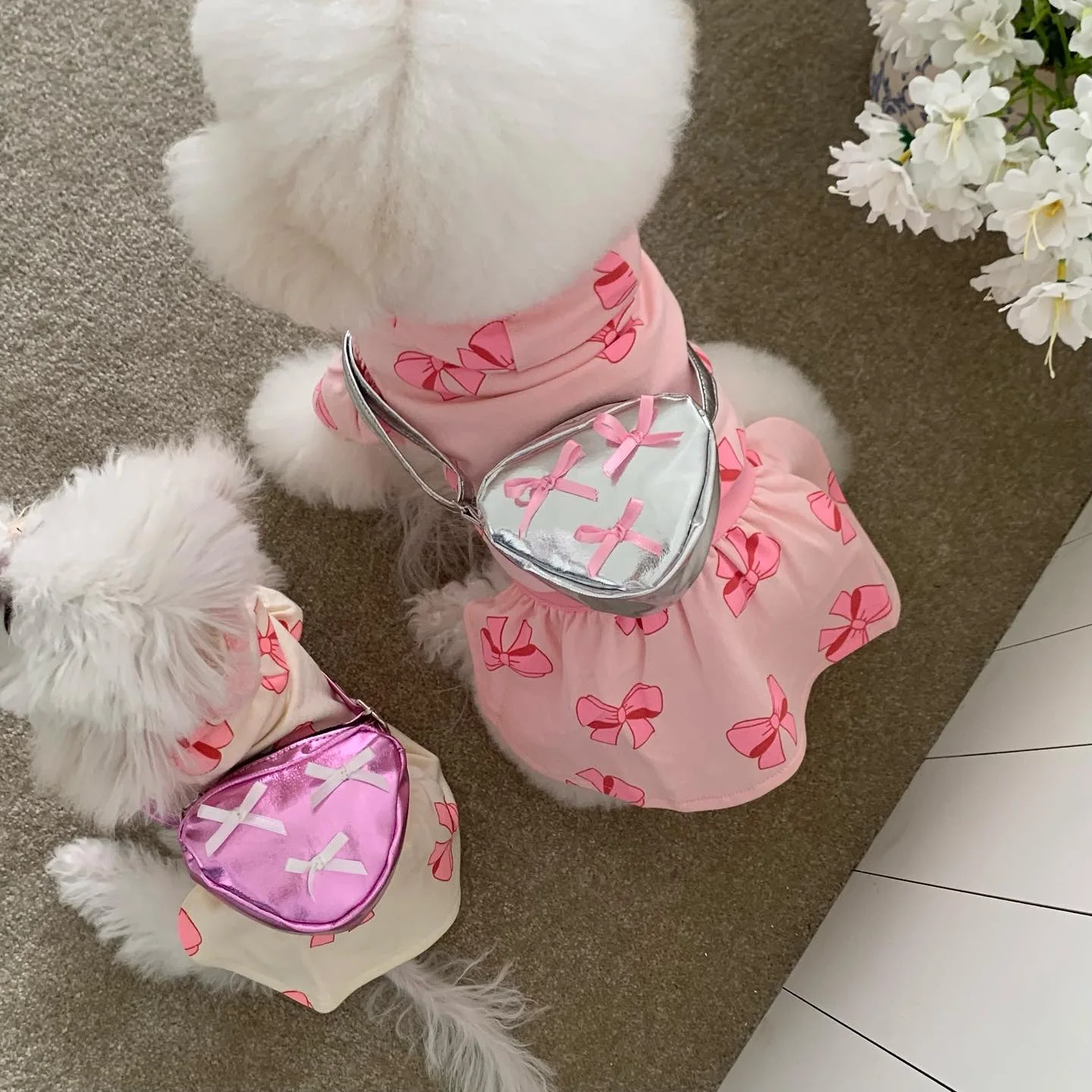 Ins Dreieck Rucksack Hund selbst tragende Tasche Silber Bogen kleine Umhängetasche Hund Katze Haustier selbst tragende Taschen Hundekot Taschen