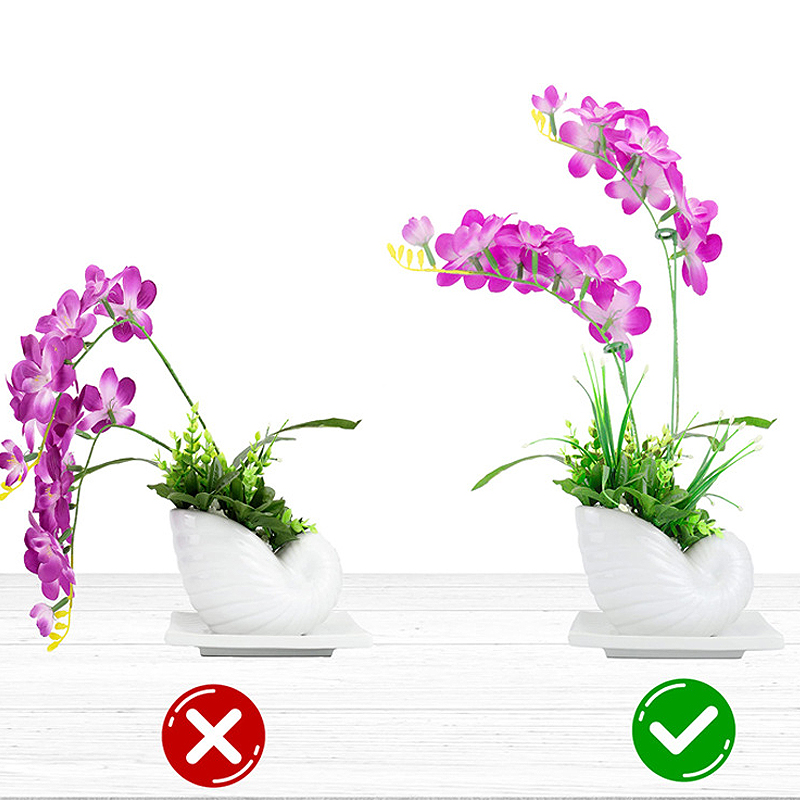 Plastic Plant Ondersteuning Staven Tak Rechtop Hulp Bloem Modellering Ondersteuning Paal Vlezige Vlinders Orchidee Houder Tuinaccessoire