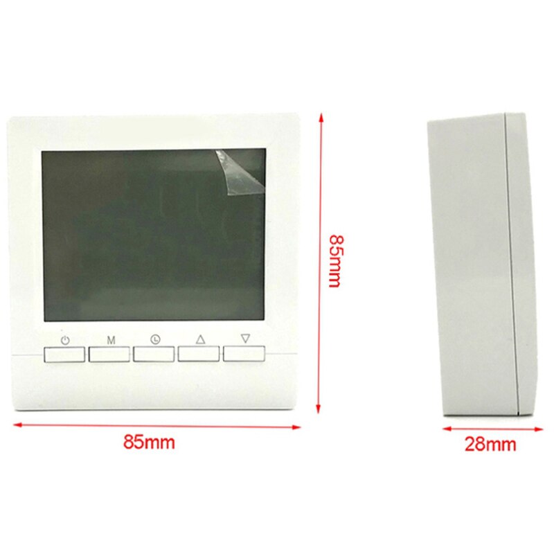 Gas Boiler Heating Thermostat Blue Temperature Regulator For Boilers Weekly Programmable