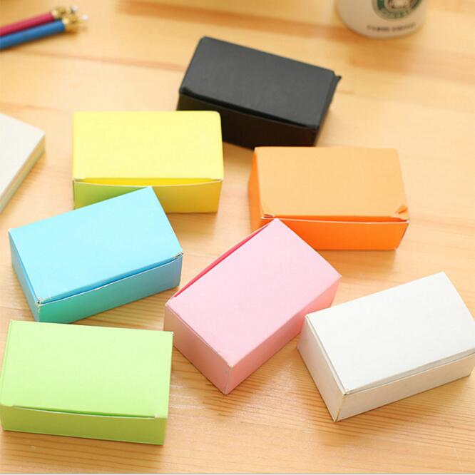 90pcs/box Pocket DIY Graffiti Blank Vocabulary Word Card Round Corner Small Message Card Stationery Accessories