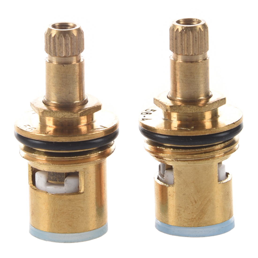 1/2" Ceramic Tap Cartridges Disc Quarter Turn Valves Replacement Cold Spares