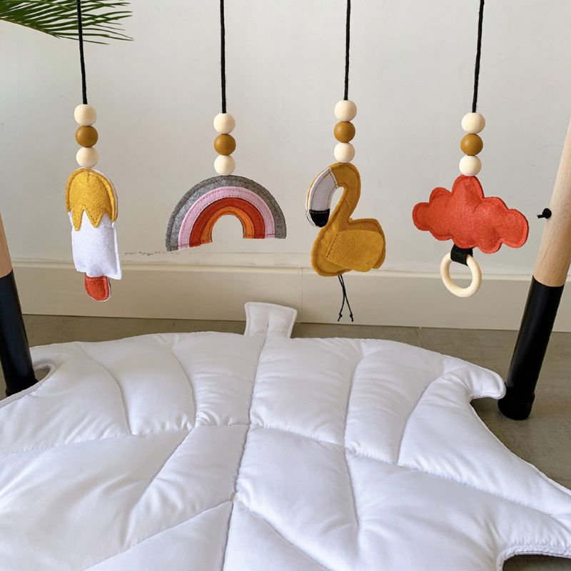 Baby speldeken boombladeren vloerkleed zacht katoenen klimmat speelmat  f3me