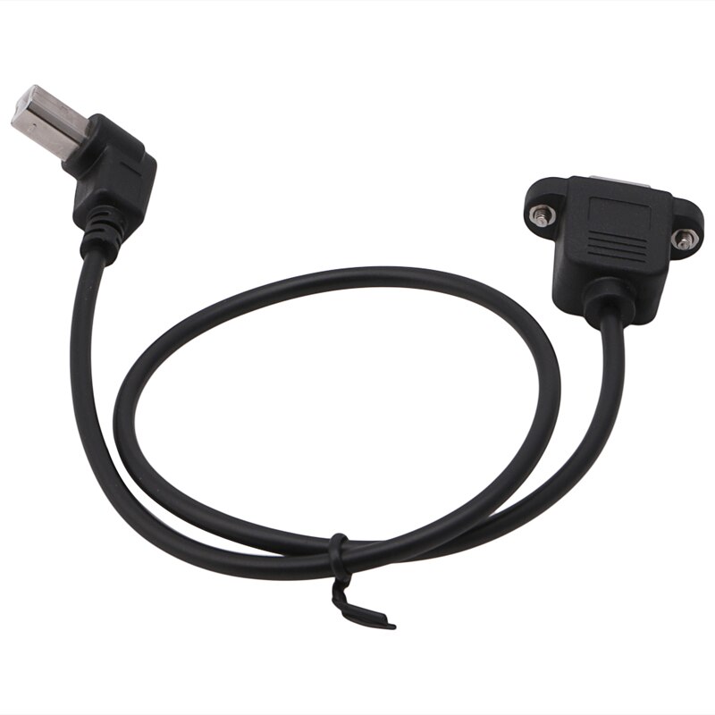 50cm Extension Cable USB 2.0 B Male to USB B Female Socket Printer Panel Mount