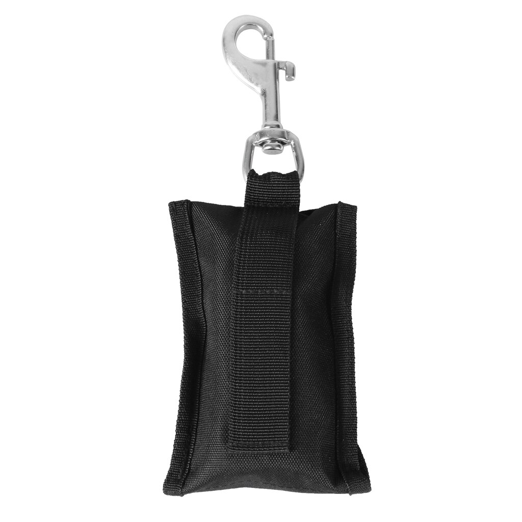 Durable Nylon Dive Safety Stop Jon Line 1' 7.2ft Webbing & Pouch Snap Carabiner for Underwater Technical Scuba Diving