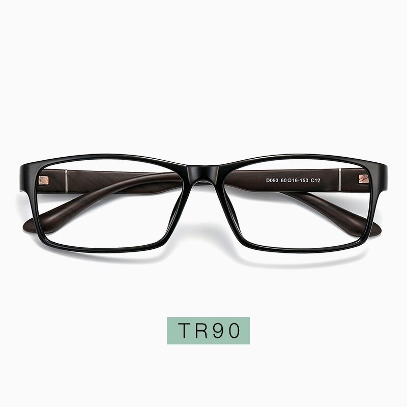 Evove Oversized Eyeglasses Frames Male Women 150mm Wide Glasses Men Spectacles for Prescription Reading Optical Lens black: brown temple