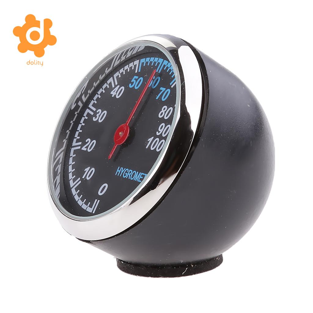 Car Dashboard Analog Hygrometer Humidity Meter Pointer