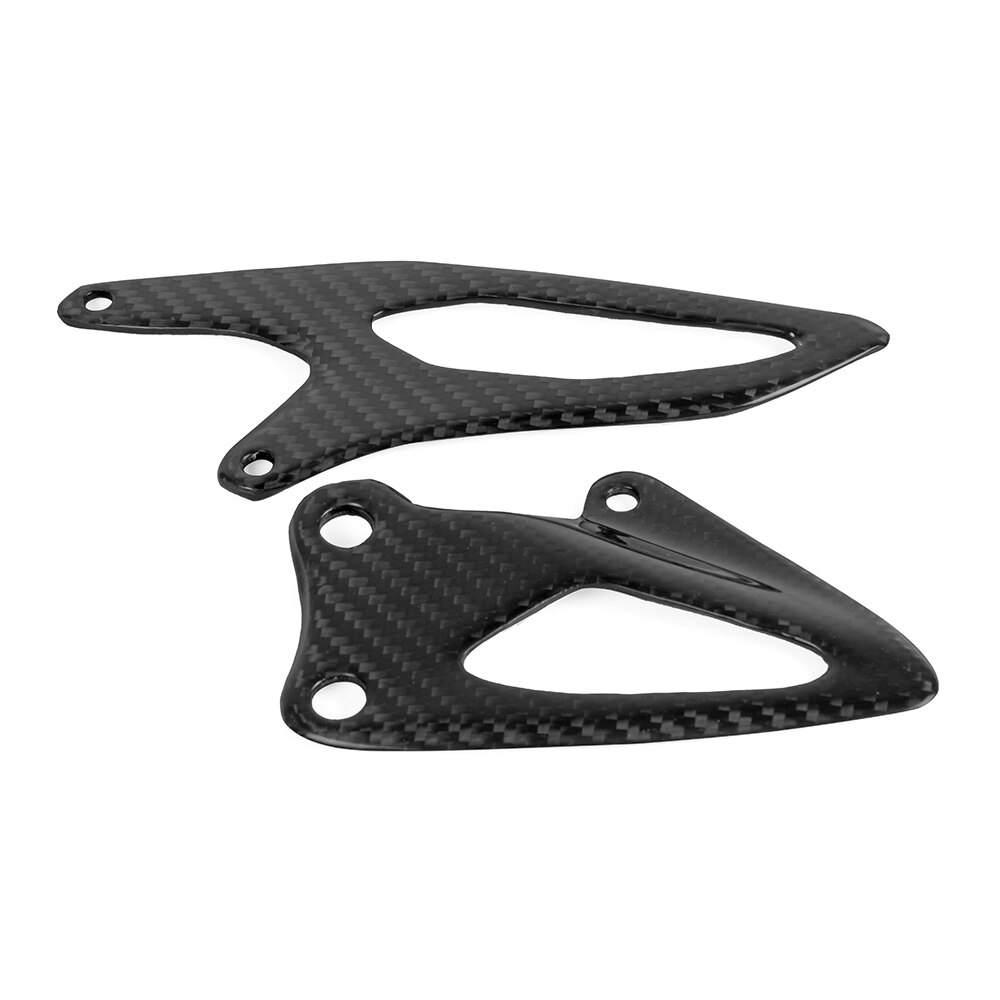 Voor Yamaha Yzf R1 Motorcycle Carbon Fiber Achteren Geplaatste Foot Peg Hiel Guard Plaat Onderdelen