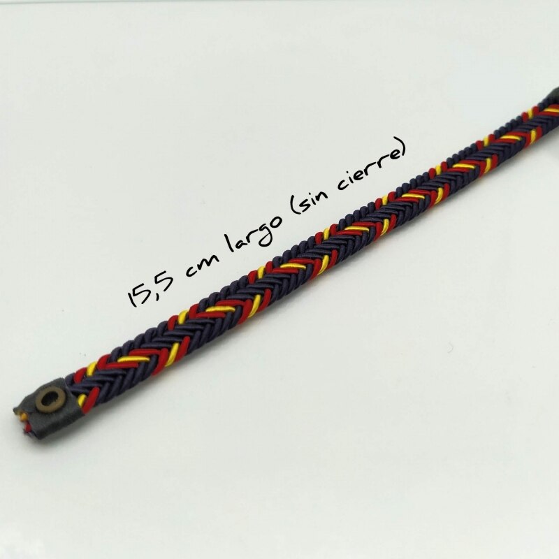 Spanje Vlag Armband Voor Vrouwen En Man Touw.