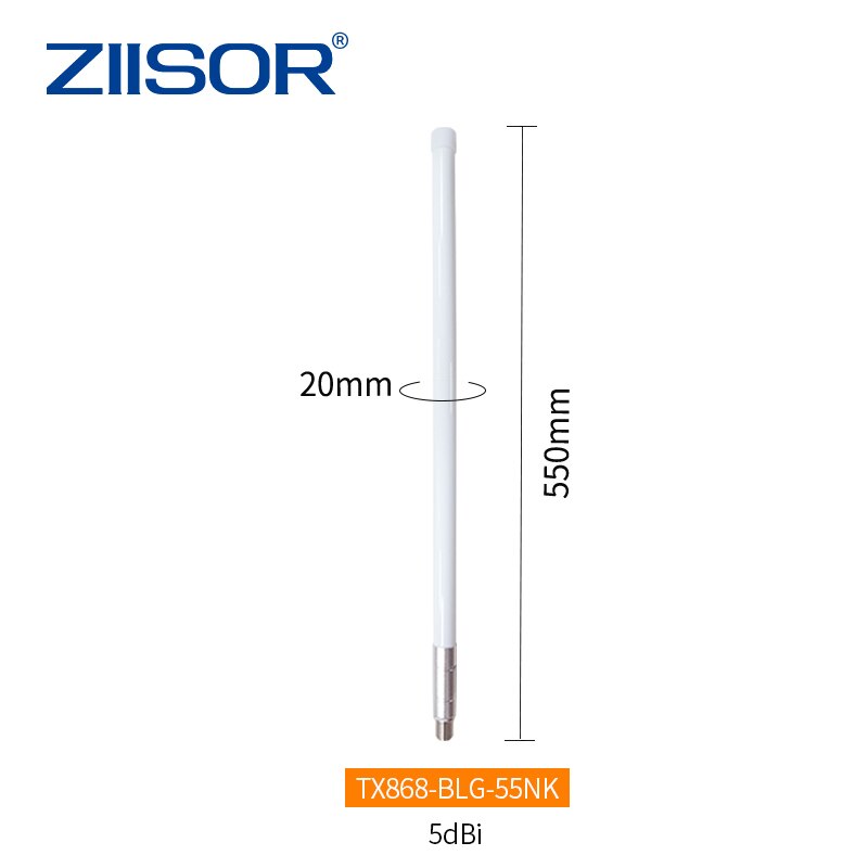 Helium Hotspot Miner Antenna 868 MHz for Outdoor 5dBi LoRa 868MHz N Female Antenna for Lorawan 868M Fiberglass with Cable 3D-FB