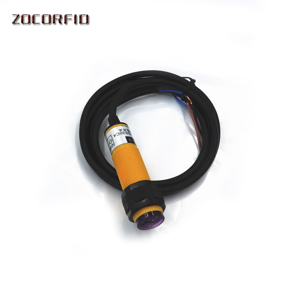 DC6-36V Proximity Switch Photoelectric sensor switch NPN PNP 30cm Detection Range Adjustable E3F-DS30P1/P2/B2
