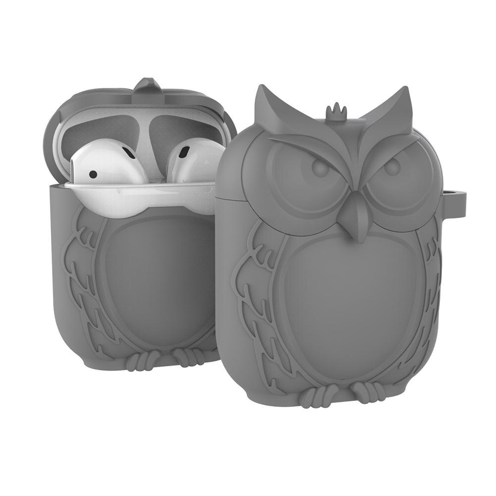 Groupe Vertical Vertical pour Apple AirPod Chic Unique hibou forme Gel de silice écouteur étui de protection couverture r29