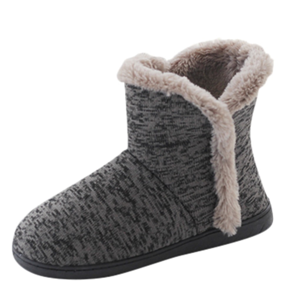 Winter warm Models Home slipper men shoes Soft Warm Winter Home Boots Thick Cotton Shoes Large Size Non-Slip slipper