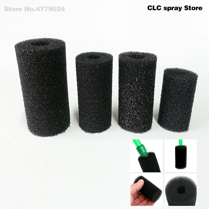 4 tipos se pueden elegir 5 uds esponja para acuario, filtro Protector, cubierta para entrada de tanque de peces, estanque de espuma negra, accesorios de filtros de acuario