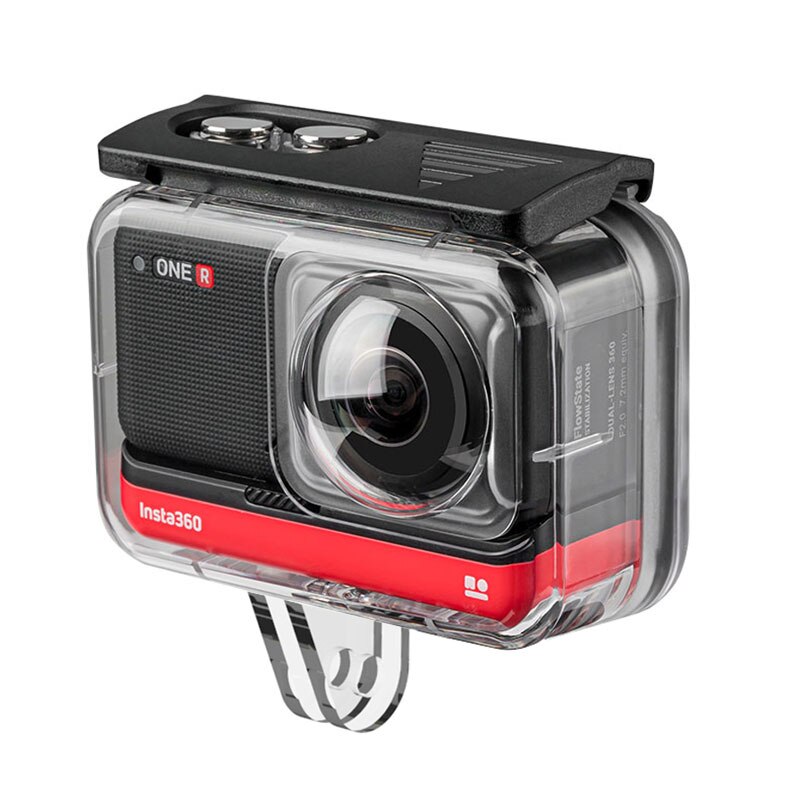 45M unter Wasser wasserdicht Schutz Gehäuse Fall Pro Insta360 eins R 360 Auflage Kamera montieren Zubehör schwebend Hand Griff