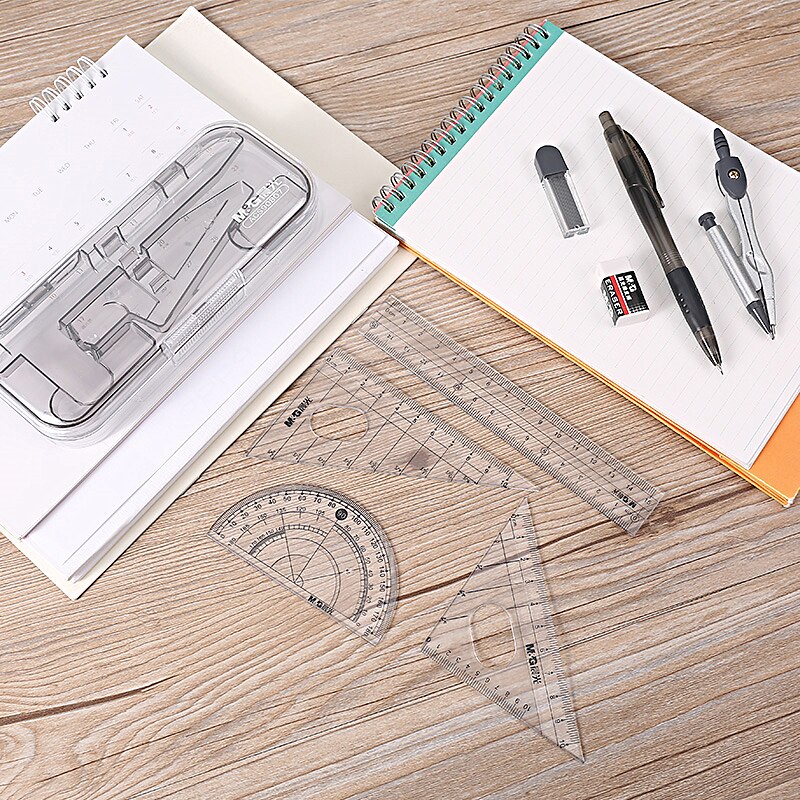1SET Compasses Drafting Tools Drawing Math Compass Set School Supplies Stationery ASC90807