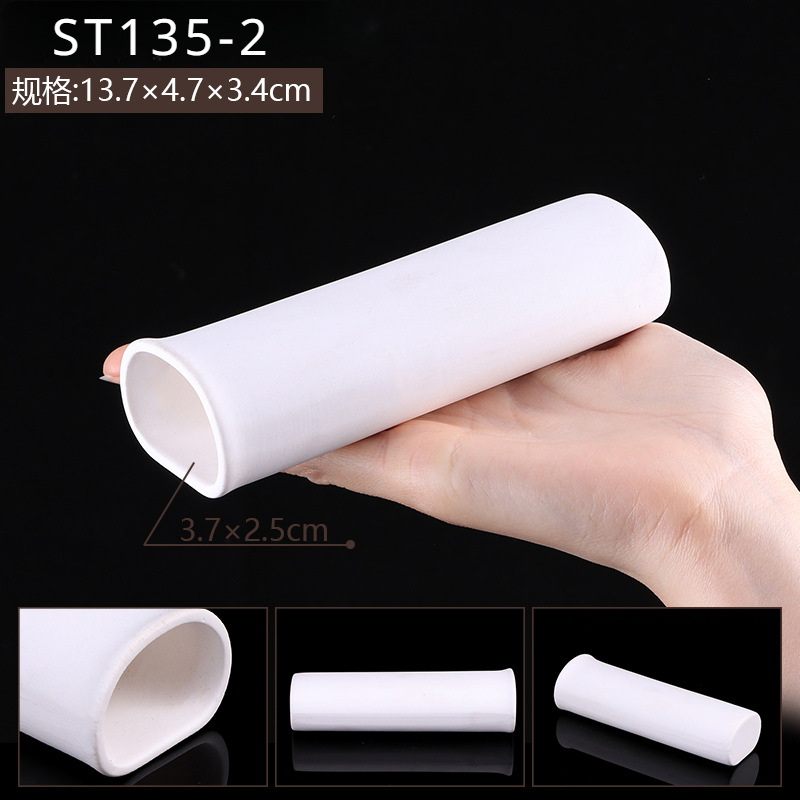 Refugio de cerámica para acuario, cueva de cría, decoración, tubo oculto para acuario, pecera, nido de camarones, adornos de cueva para casa: Rojo