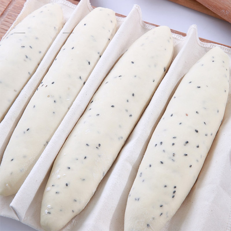 Panaderos grandes de 35x26 pulgadas, tela de lino para Couche, Baguette de servicio pesado/paño a prueba de pan, ropa de lino para hornear, 069