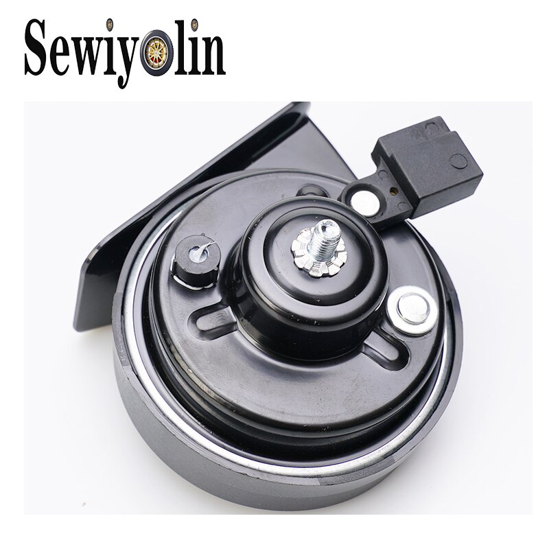 Siren Police Horn for Car Sirena Policia Sound Signal for Auto Black Waterproof Snail Original Socket 12V CCC Electric Vehicle