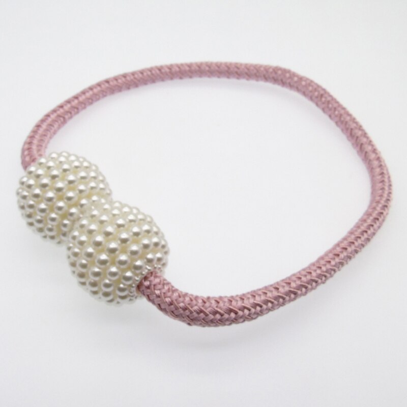 Ganchos magnéticos de perlas para cortina, soportes de cortinas, ganchos de hebilla, hebilla de bola para colgar, accesorios para cortina, decoración del hogar, 1 ud.