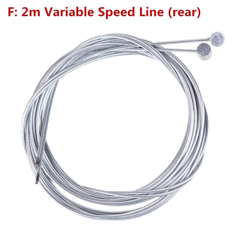 2Pcs/set Road Bike Gear Bicycle Brake Line Shifter Core Rear Inner Cable Wire: F