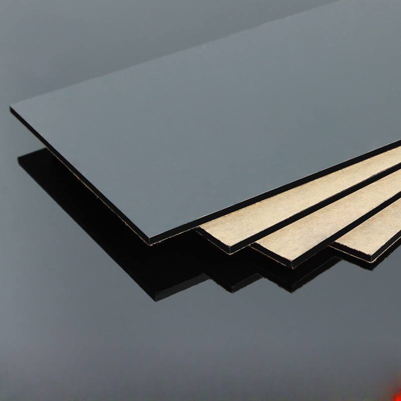 Tykkelse 3mm akrylplade blank ren sort plexiglas plastikplade organisk glas polymethylmethacrylat