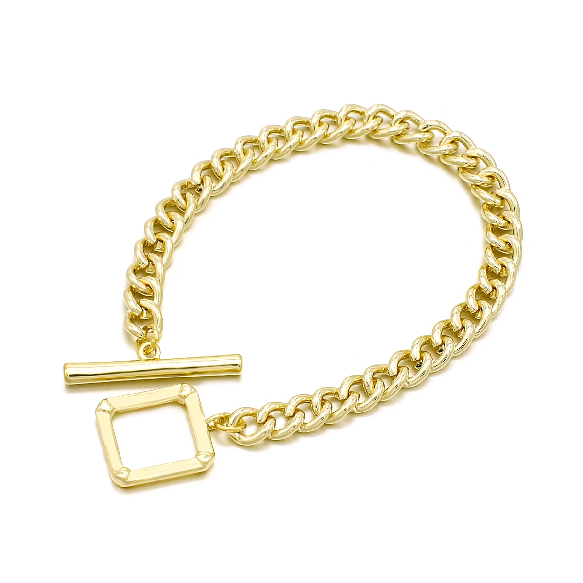 Flashbuy chaîne Bracelet pour femmes déclaration métal Bracelet pendentif Bracelet pour les femmes nouveaux bijoux