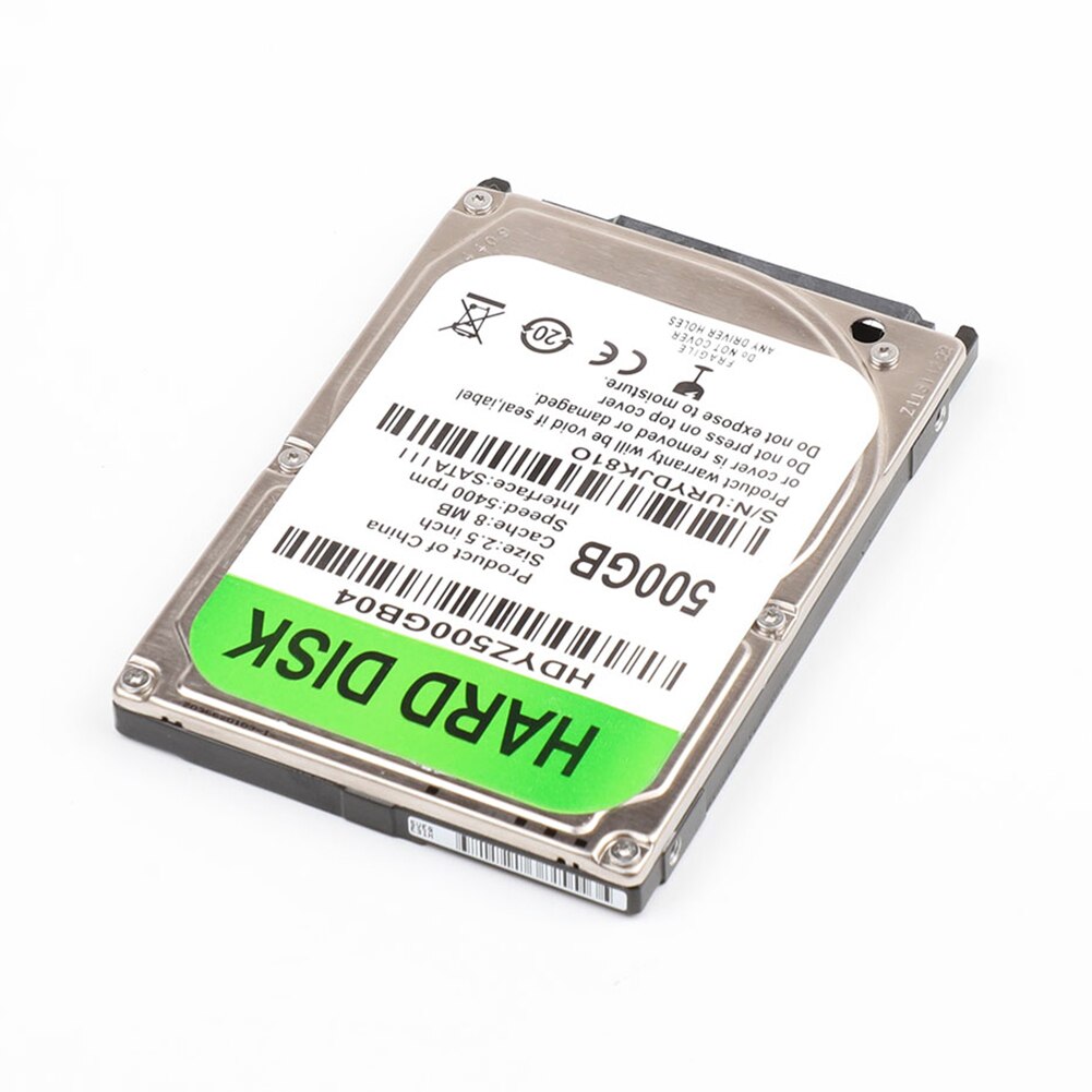 Internal HDD 2.5" SATA III - 5400-7200 RPM - 80GB to 500GB - for Laptop PC Mac