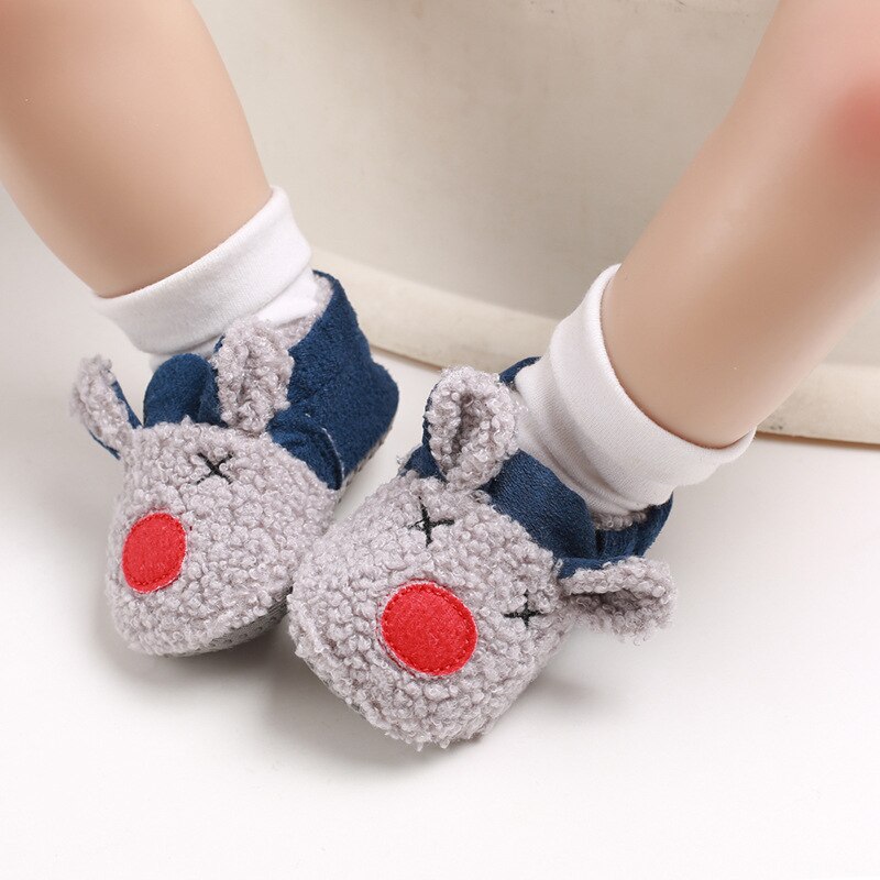 Baby Winter Shoes Toddler Infant Girls Boys Cartoon Warm Winter Shoes Boots Girls Boys First Walkers Walking Shoes