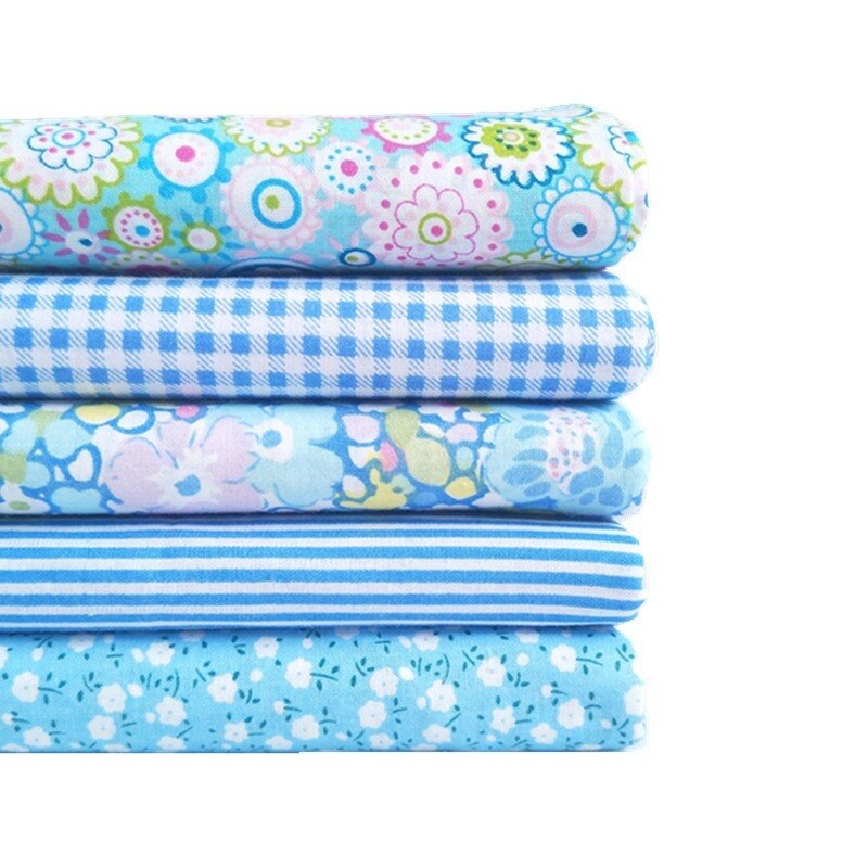 Pure Cotton Plain Hand-made Cloth Group 50 * 50cm Rural Patchwork Style Multi Color Into DIYfabric by the yard