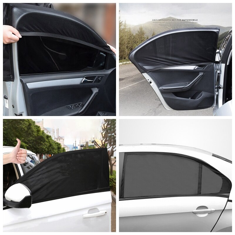 Pare-soleil de voiture store fenêtre de voiture Auto protecteur d'écran Sunshad voiture pare-soleil moustique rideau extérieur Camping voile fenêtre latérale