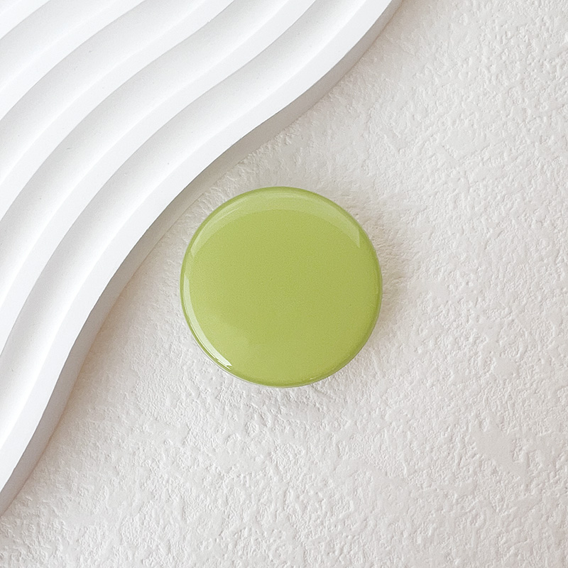 Popular Ins Korean style Macaron socket Phone Talk Grip Stretchable Folding Simple Phone Holder: GRAY