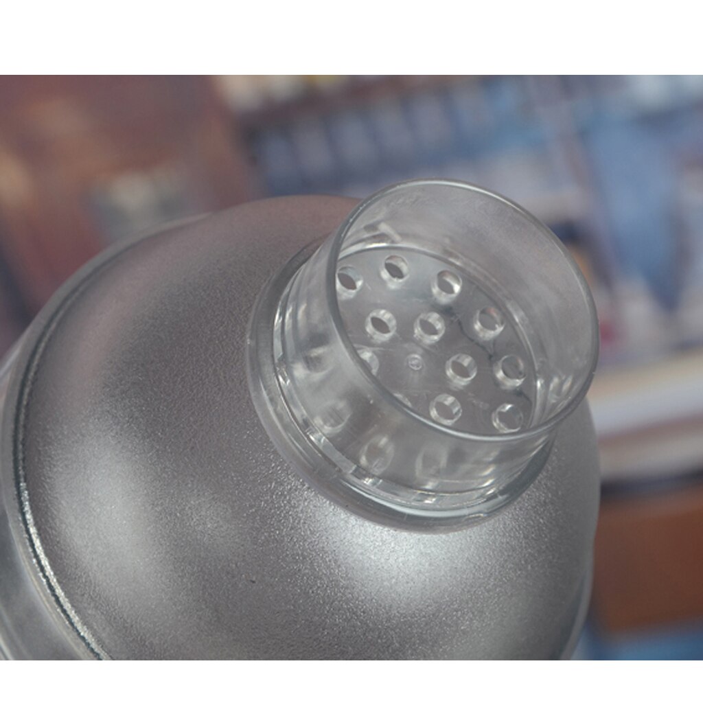 Clear Cocktail Shaker Mixer Iced Coffee Tea Maker with Scale Measure Bar Tool 4 Sizes