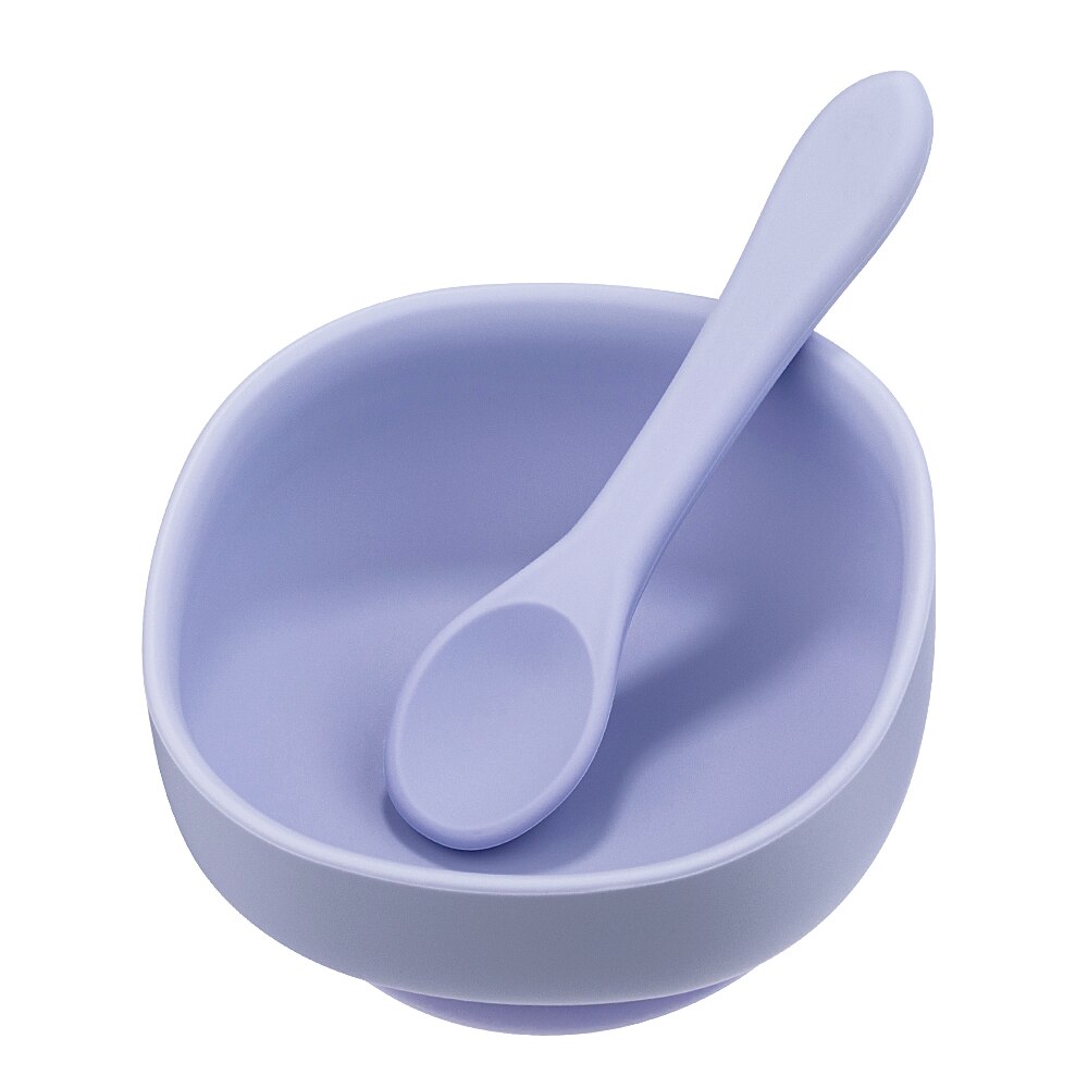 1pc baby leervoedingsboog zuigkom set babybord kinderen peuter training servies bpa-vrij siliconen kom: Bbc 041-14