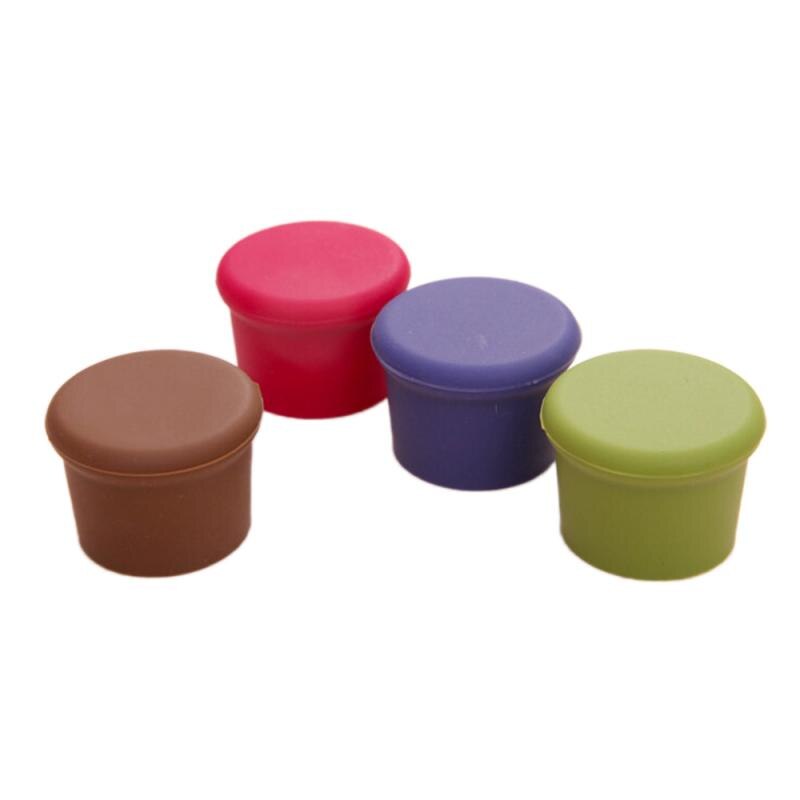 1/5/10Pcs Silicone Bottle Caps Beer Beverage Cover Soda Leak Free Champagne Closures Fresh Saver Stopper Kitchen Bar Accessories: 5pcs Random