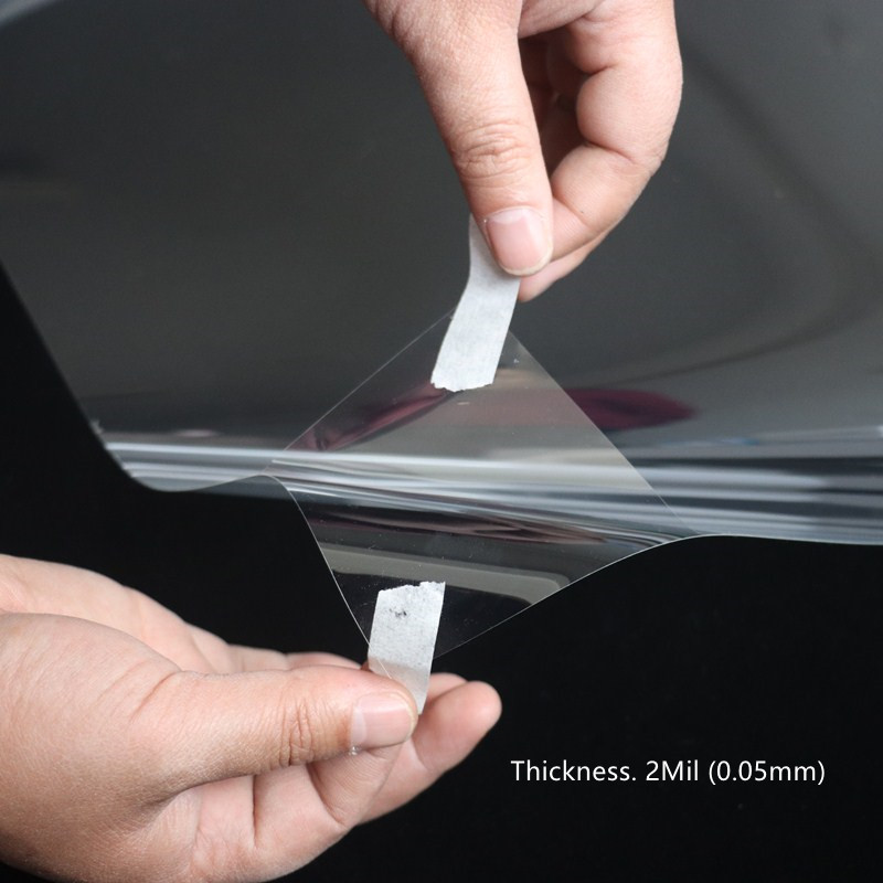 Film Transparent antidéflagrant de sécurité pour salle de bain, Film sans couleur pour porte coulissante et fenêtre