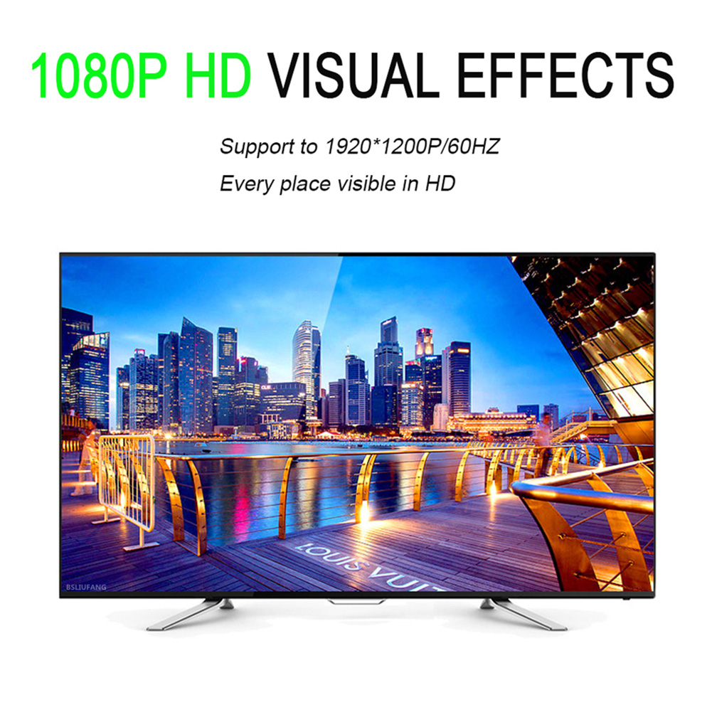 Mini-HDMI-kompatibel mit VGA-Konverter Breit kompatibler Stecker-Famale-Konverter-Adapter 3,5-mm-Buchse Audio- HD 3,5 p für PC-Monitor