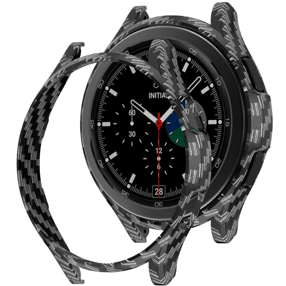Pokrowiec na zegarek Samsung Galaxy Watch 4 Classic 42 mm 46 mm, matowe etui PC Wszechstronna powłoka ochronna zderzaka do Galaxy Watch 4: orange / 7 Cali i Powyżej