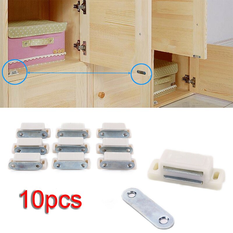 10 stuks Magnetische Deur Catch Stopper Voor Keukenkast Kast Kledingkast Aankomst Magneet Deur Catch