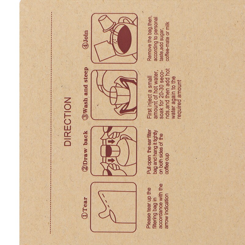 50pcs Flat Bottom Kraft Paper Open Top Bag Tea Powder Coffee Zip Lock Bag Paper Wedding Bag Heat Sealing Vacuum Bag