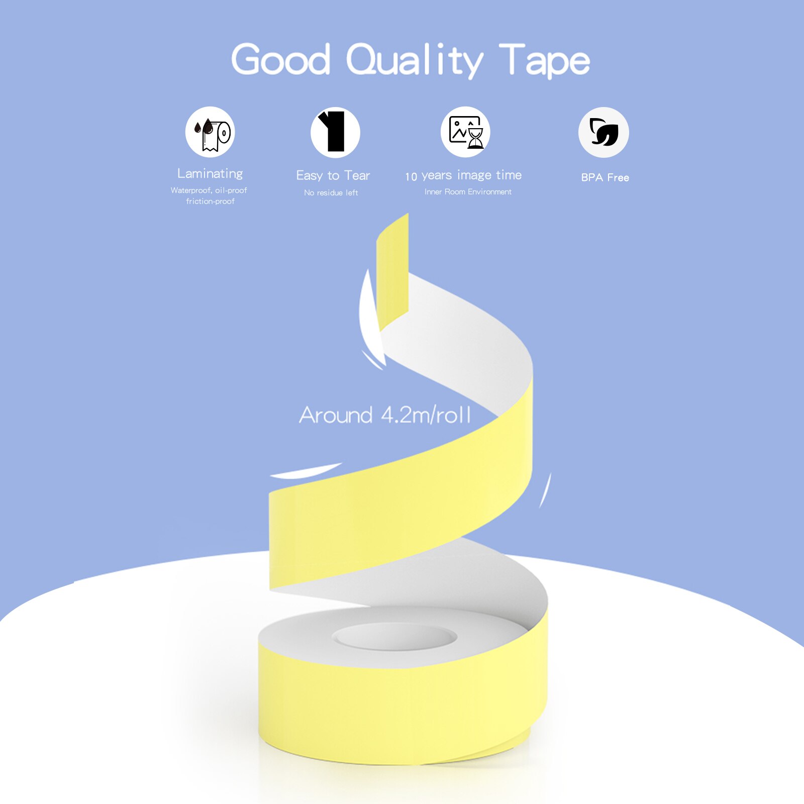 14 Options Label Paper Cute Pattern Sticky Tape Paper Name Price Barcode Sticker Waterproof for PeriPage L1 Mini Pocket BT Label