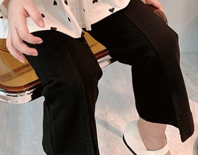 Chemisiers en coton pour filles, manches longues, cœur, printemps 2022: only pant / 5T