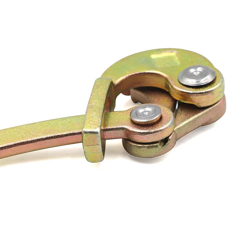 0.5Ton Wire Rope Jaw Clamp Multifunctional Electricity Cable Grip Pulling Non-Slip Haven Mini Tightening Tool Carbon Steel