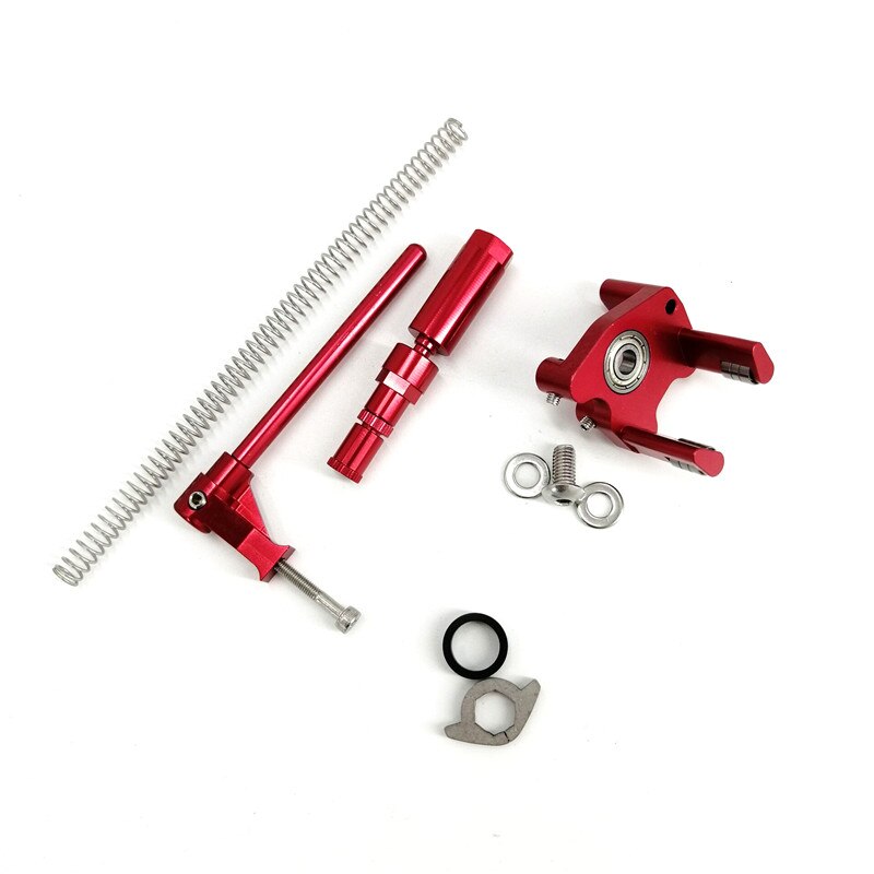 Brompton 2-7 Speed Derailleur Set Chain Pusher Spring Internal Shifting Upgrade Conversion Outer Derailleurs Accessories: Red