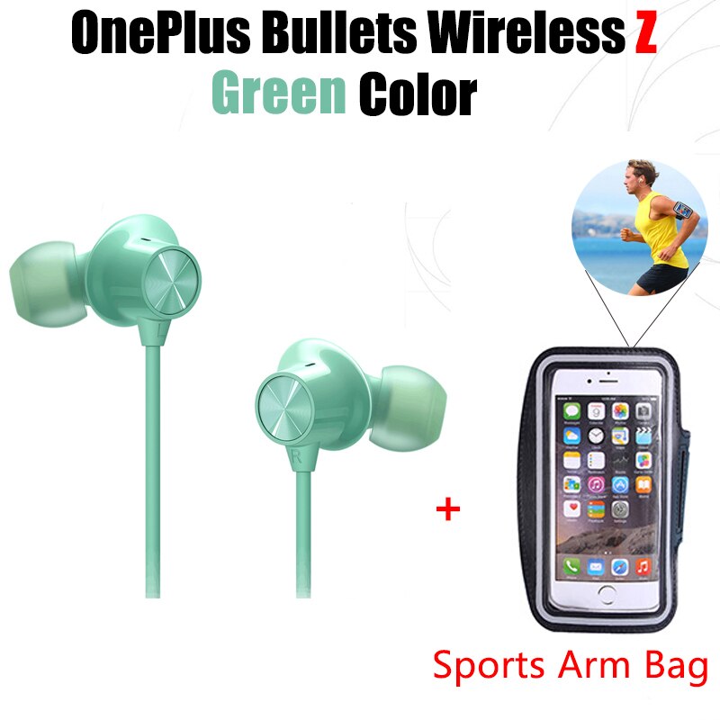 Original OnePlus Kugeln Drahtlose Z Kopfhörer magnetisch Kontrolle Schnelle Schalter Paar Kette Schnelle Ladung Für Oneplus 8 Profi: Z Grün n Tasche