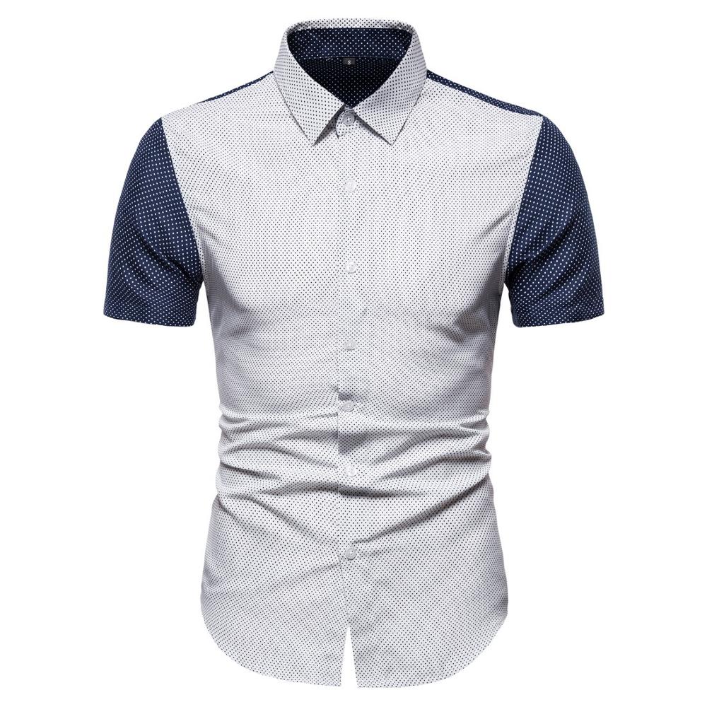 Men's shirt Summer short sleeve Male Style Comfortable Cotton Man shirts: Default Title