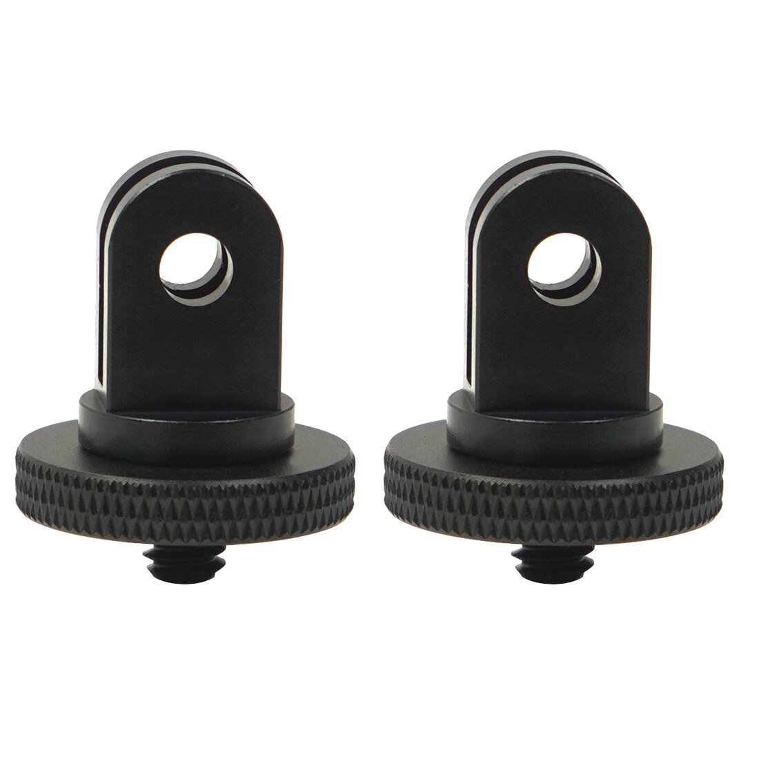 1/4 Inch Mini Tripod Adapter Mount CNC for GoPro Hero 10 9 8 7 5 Black Sjcam Xiaomi Yi Eken Phone Insta360 One X X2 R Camera: Standard 2Pcs